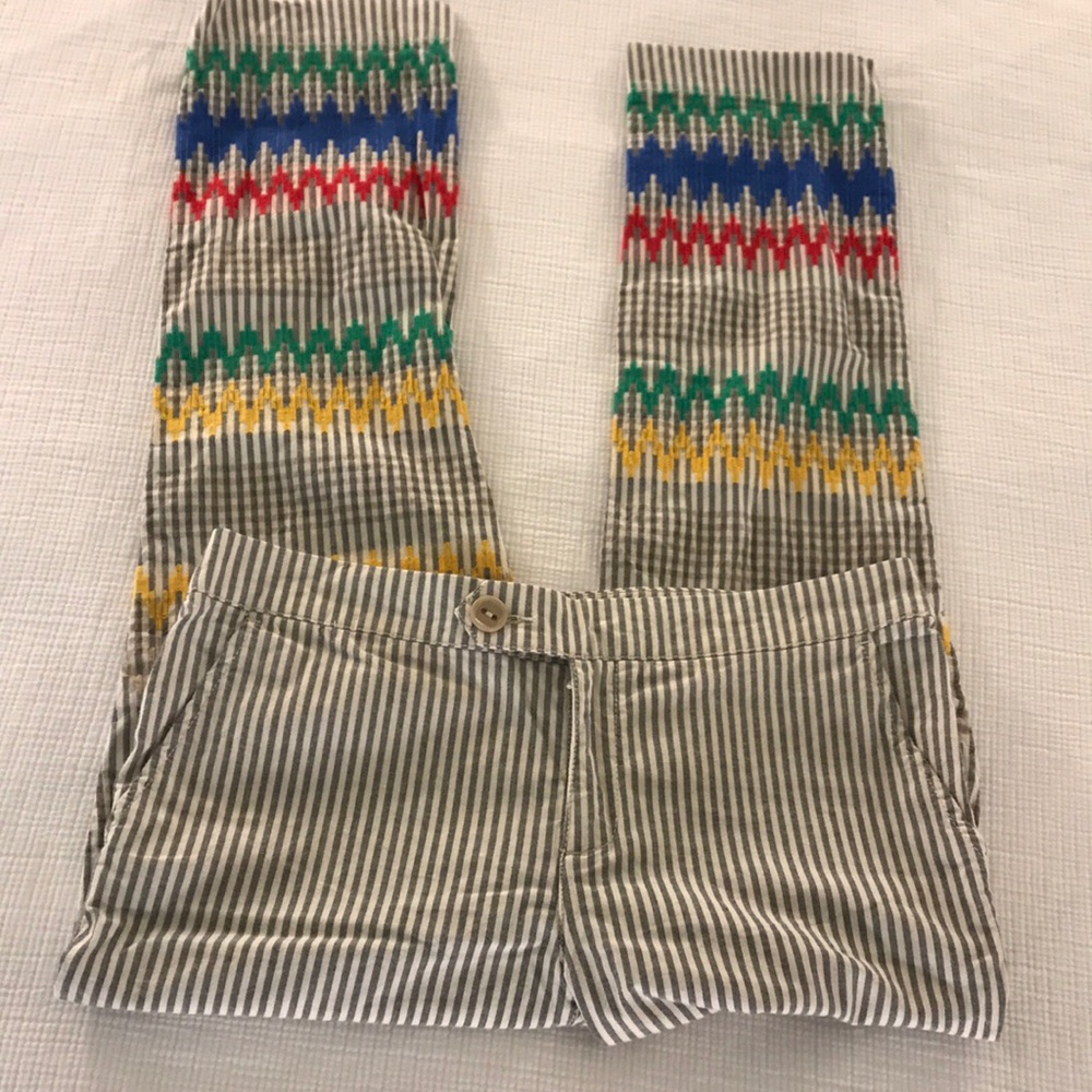 🔥📉🖤🦃Anthro Cartonnier Striped Pants Size 6